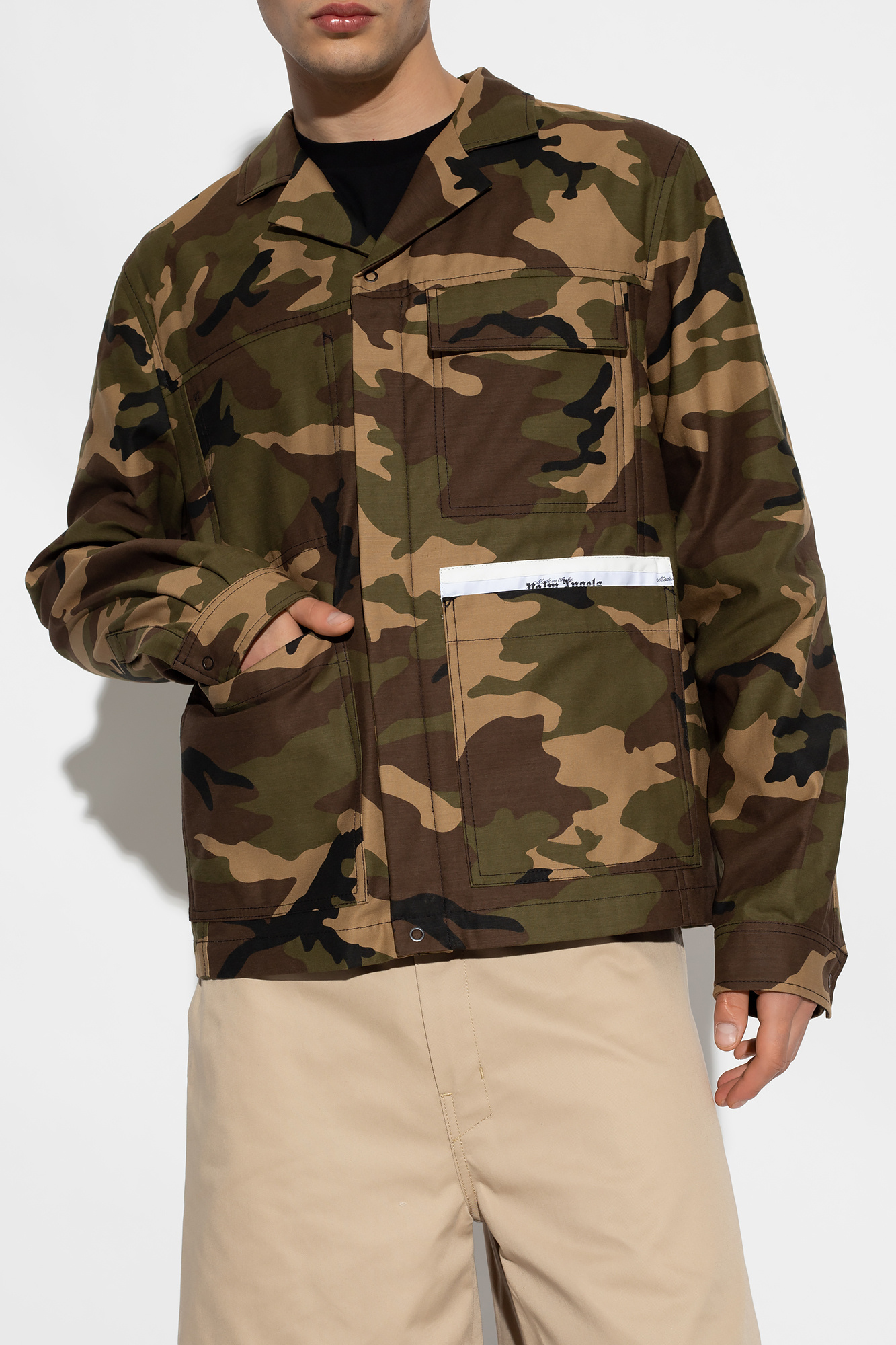 Camo palm outlet angels jacket